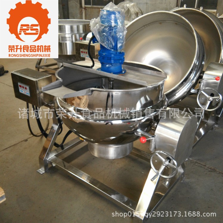 自動翻炒夾層鍋 電加熱炒醬機 豆沙棗泥蓮蓉餡料炒鍋 不糊鍋