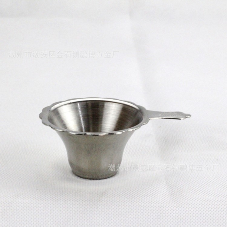 加厚不銹鋼1厘無磁花邊茶漏茶葉過濾網(wǎng) 花邊加厚不銹鋼茶漏茶具