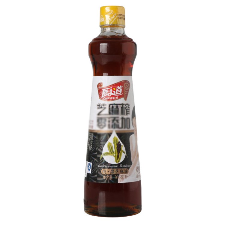 廚道小磨香型調(diào)和油辣椒油花椒油黑芝麻油藤椒油360ML