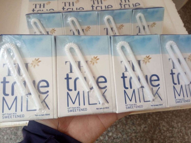 越南牛奶 TH true milk鲜牛奶 110ml*48盒3味可选整箱批发