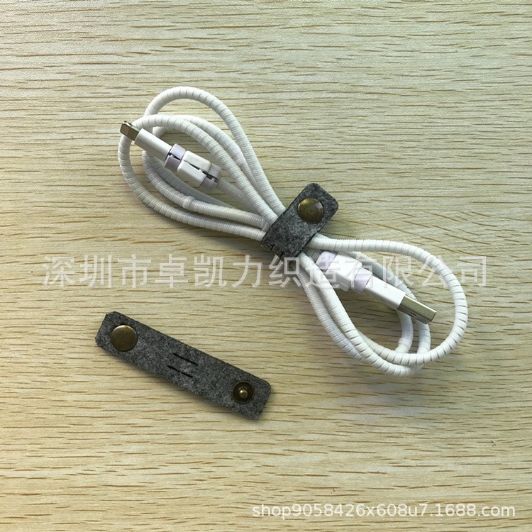 直銷1MM、2MM、3MM厚無(wú)紡布帶扣綁帶 數(shù)據(jù)線捆綁帶 帶扣不織布
