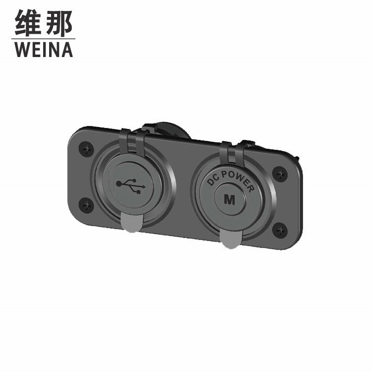 產地貨源 游艇 改裝車 房車 配件 12V電源DC插座 防水USB充電器