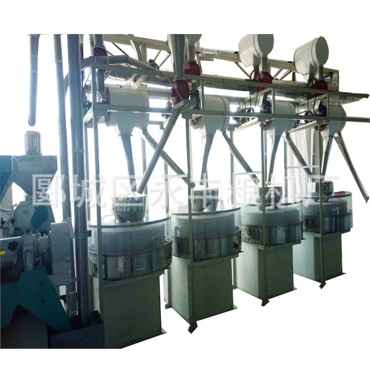 不銹鋼電動石磨面粉機組 YFSM-6 五谷雜糧石碾面粉機組