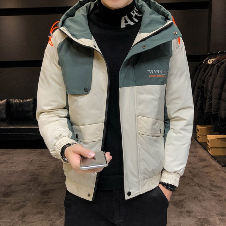 2018新款冬季外套棉衣男短款韓版修身休閑潮流加厚羽絨棉服男外套