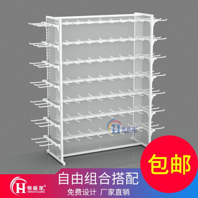 【廠家直銷】優(yōu)品款貨架精品店掛件中島掛襪架掛手機配件殼貨架