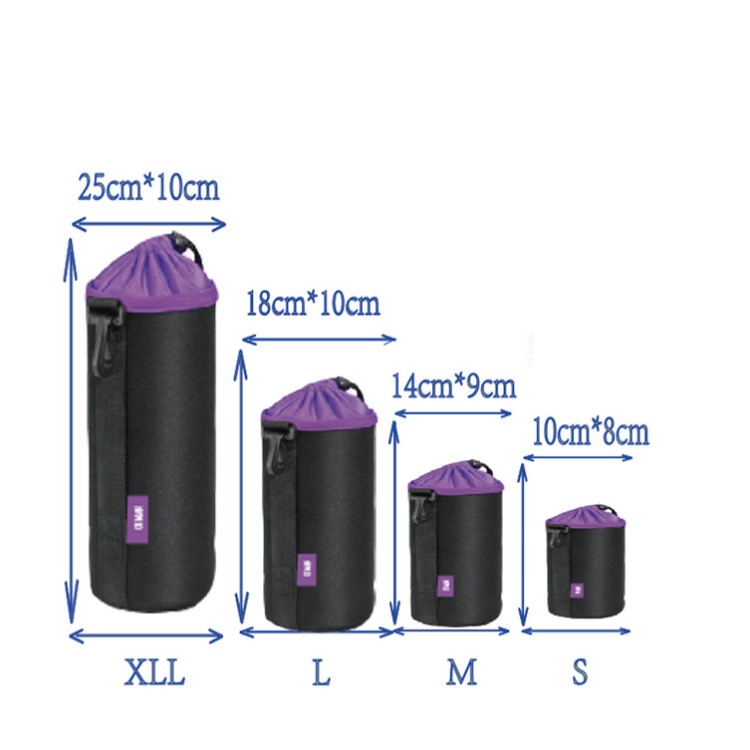 廠家直銷熱款單反相機鏡頭袋馬田鏡頭筒潛水料鏡頭包彈性鏡頭軟包
