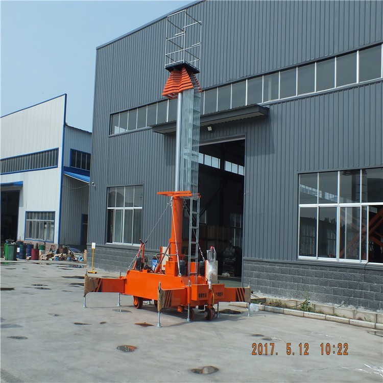 廠家定制 套缸式液壓升降機(jī) 酒店用移動(dòng)自行式液壓升降臺(tái) 套缸式