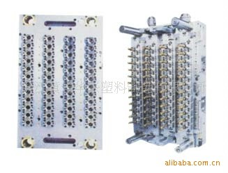 管坯模具，注塑模具，72腔瓶坯气封模具