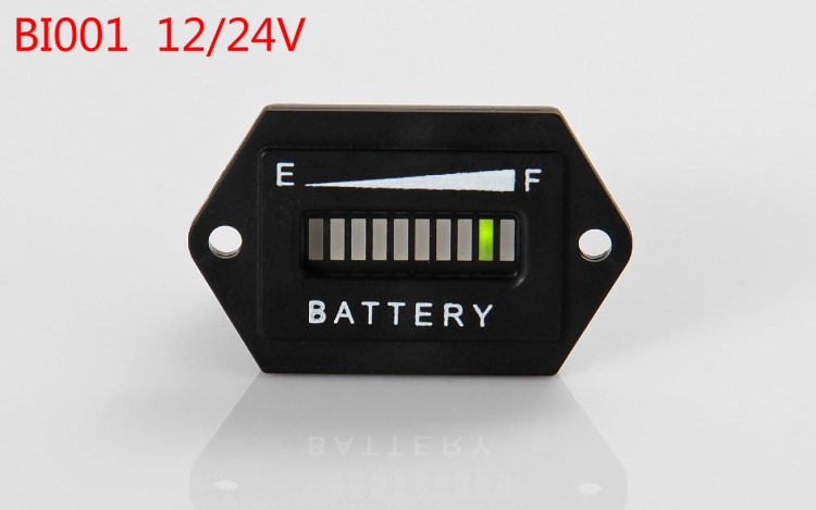 BI001 12/24V 鉛蓄電池電量表，電量指示器 battery indicator