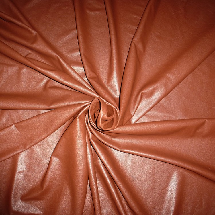 【牛皮加工厂】棕色整张头层小荔枝纹牛皮皮料 牛皮真皮面料服装