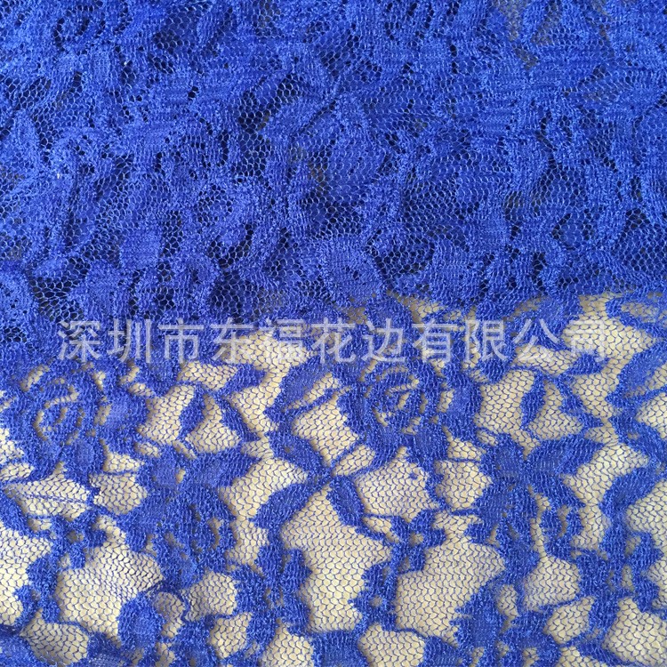 柔軟舒適蕾絲面料精美花型連衣裙時(shí)裝禮服花邊面料庫(kù)存現(xiàn)貨爆款