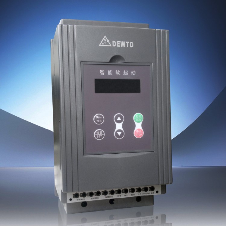 包郵上海臺達電機軟起動器MPS5系列22KW中文顯示降壓保護軟啟動器