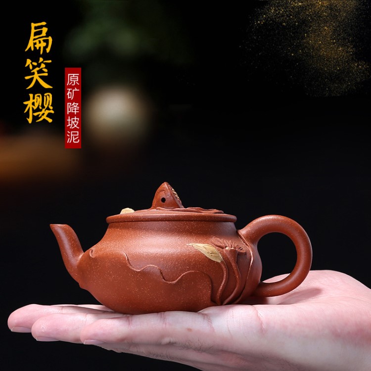 紫來順 助理工藝師張建明紫砂壺宜興名家手工紫砂茶具代發(fā)12346