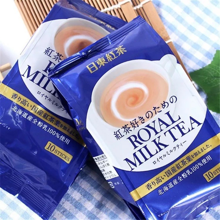 日本日東紅茶 royal milk tea 北海道牛乳醇香速溶沖飲奶140g