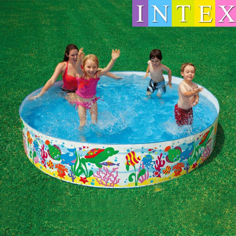 INTEX 56451海濱假日硬膠水池 兒童戶外便攜式游泳池