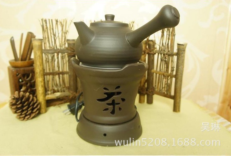 陶然炉泡茶器烧水壶仿古陶瓷紫砂电热茶壶电子工夫茶炉烧水煮茶器