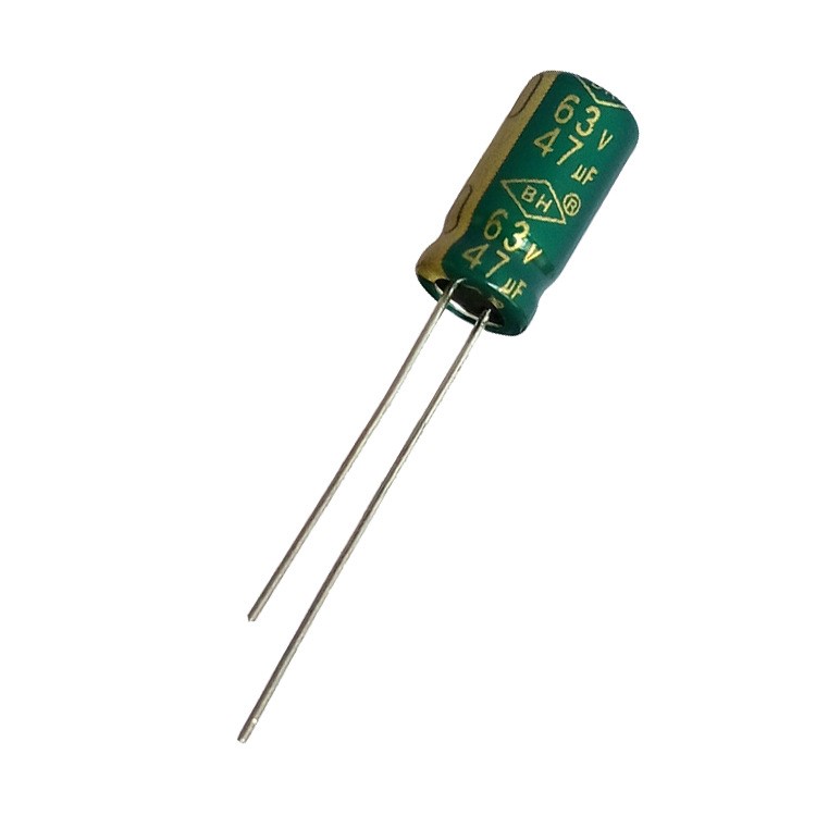 工廠直銷 47uf 63v 鋁電解電容器 LED燈驅(qū)動電源專鋁電解電容器
