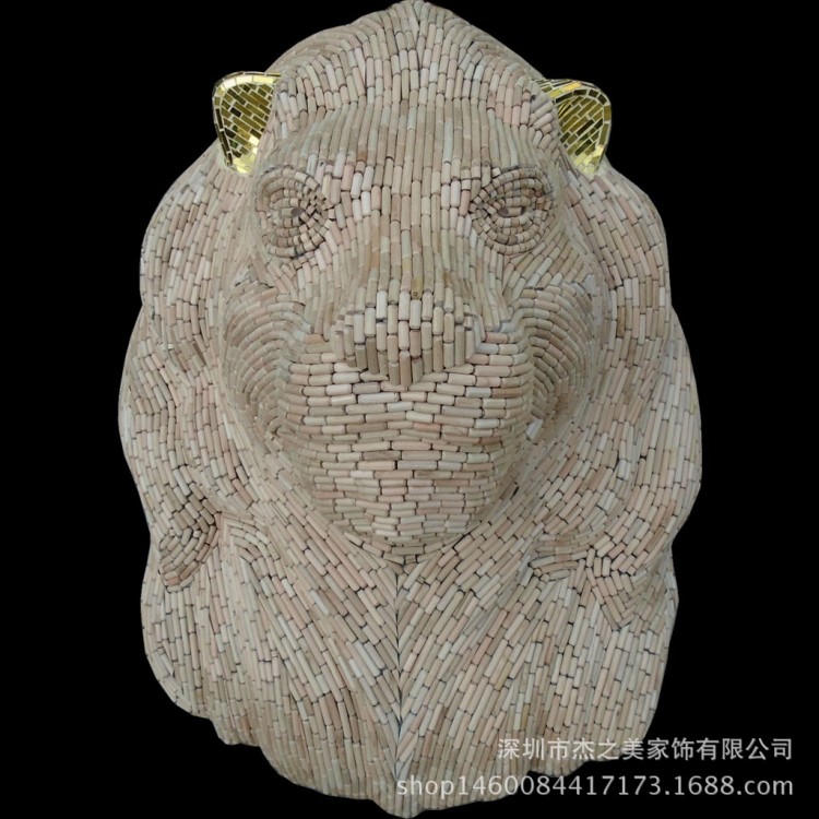 獅子掛飾廠家直銷創意家居玻璃工藝品創意居家中式裝飾品擺件批發