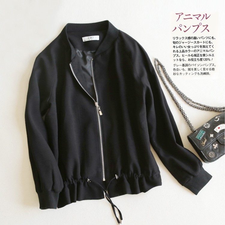 精品休閑女式棒球服外套2019春裝新款女士夾克衫jacket woman現(xiàn)貨