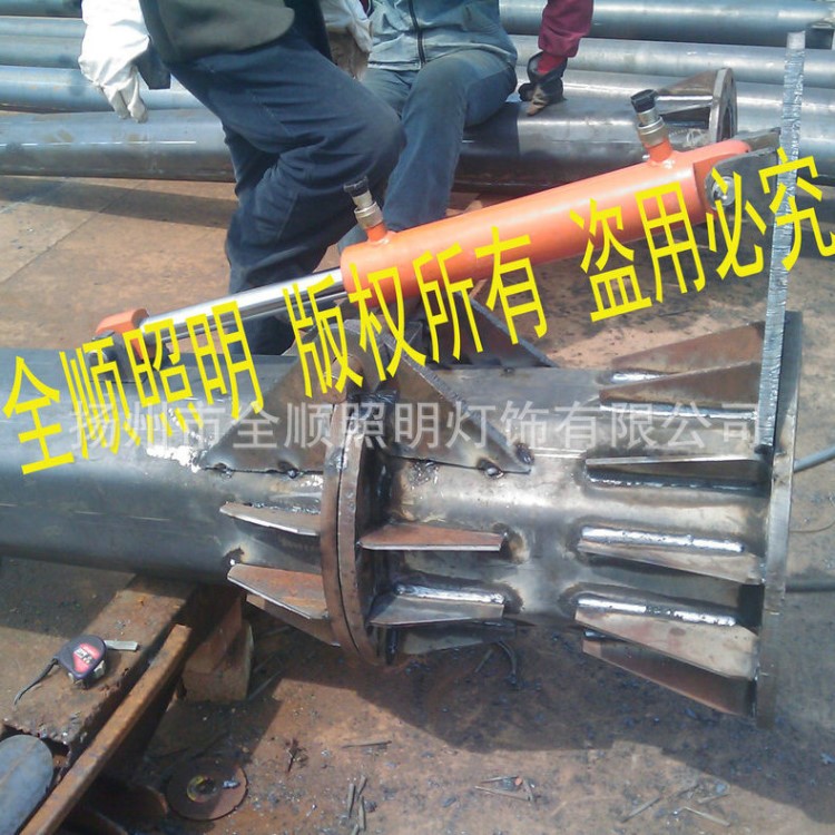 可傾式液壓燈桿 液壓路燈桿 液壓式高桿LED燈桿 5-15米液壓路燈桿