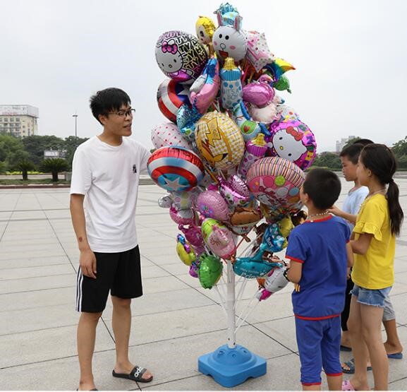 插氣球的架子便攜氣球樹展示架裝飾鋁膜氣球兒童節地推活動小禮品