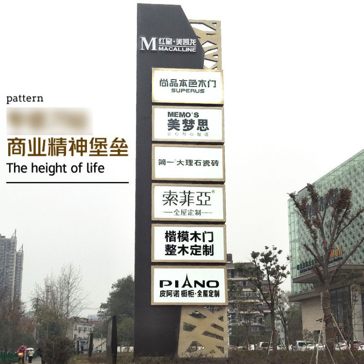 精神堡壘景區(qū)房地產(chǎn)戶外大型落地導(dǎo)視牌定制立式導(dǎo)向牌指示牌標(biāo)牌