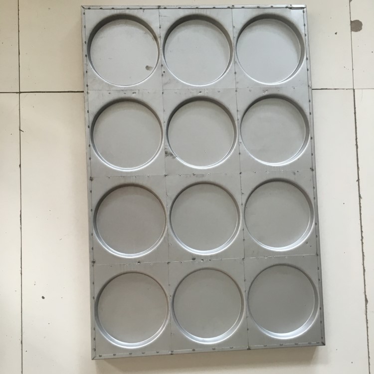 廠家直銷食品模具 漢堡 肉餅模具 12連圓鍍鋁模具