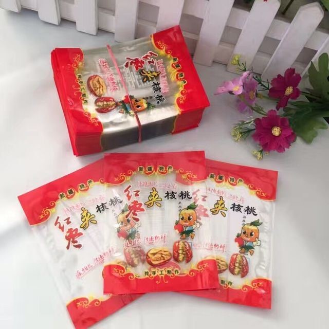 新疆特產(chǎn)通用棗小內(nèi)袋精品干果袋真空棗小內(nèi)袋紅棗夾核桃包裝袋