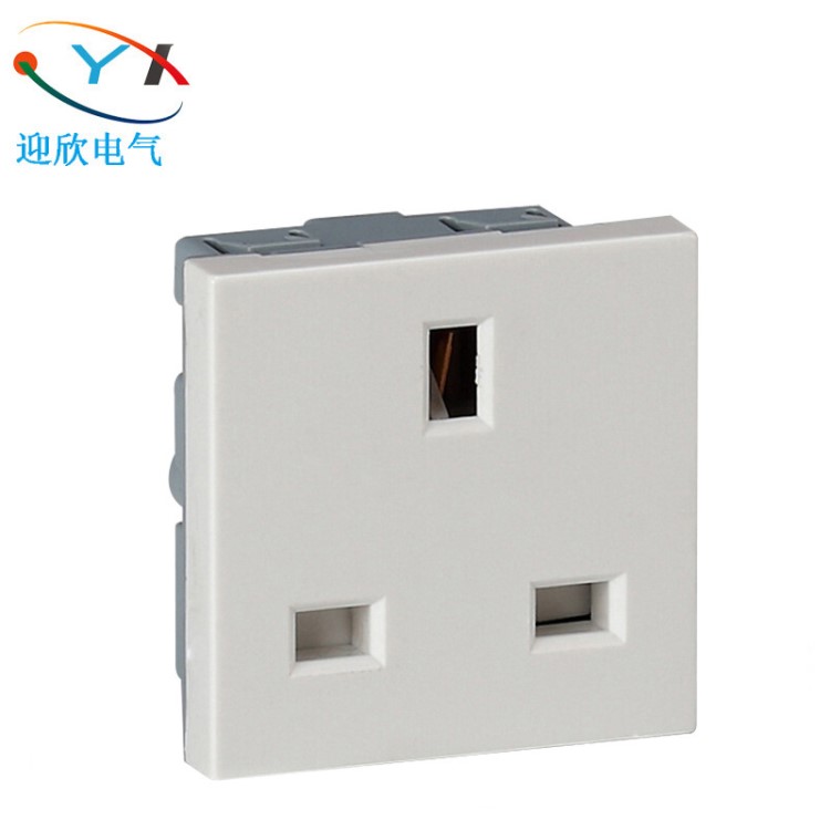 英式墻壁插座YRL-01S 家用電源防水插座防塵暗裝明裝插座歐標(biāo)13A