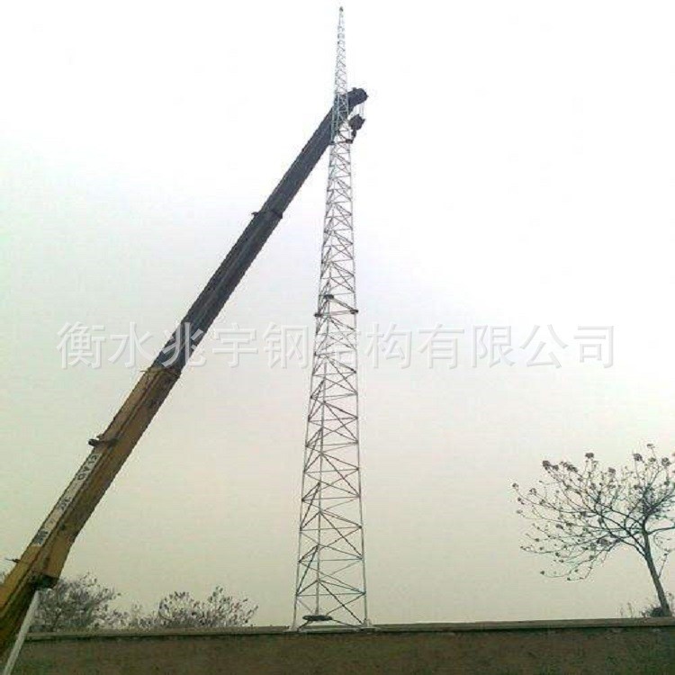 兆宇直銷 樓頂避雷塔 圓鋼避雷針塔 鋼管避雷塔 變電所30米避雷塔
