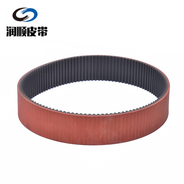 廠家供應 定制加紅膠同步帶 全自動剝線機皮帶 加厚同步帶開槽