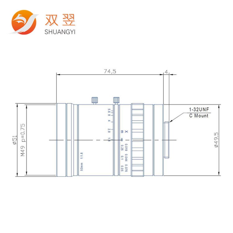 GM5HR5018MCN雙翌工業(yè)相機(jī)鏡頭500萬像素CCD機(jī)器視覺定位系統(tǒng)模塊