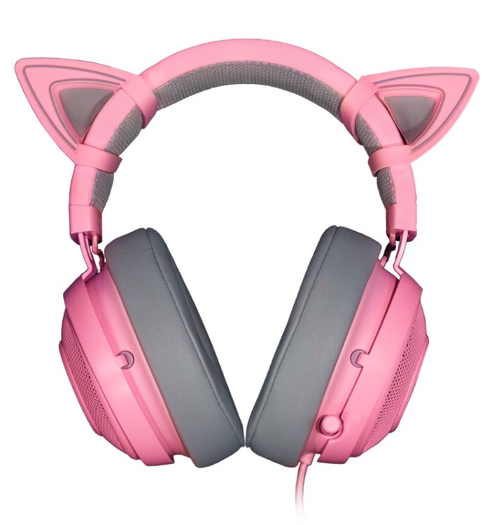 RAZER KRAKEN PROV2雷蛇北海巨妖V2版粉晶頭戴式電腦耳機耳麥