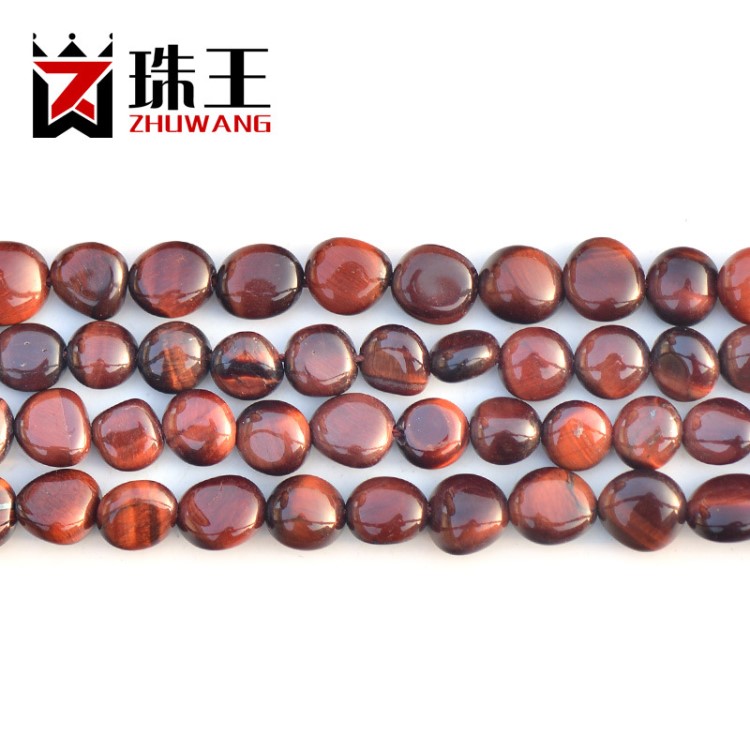 珠飾品 天然紅虎眼石隨意型碎石 手工DIY半成品批發(fā) 廠家直銷(xiāo)