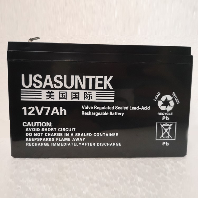 原裝山特蓄電池12V/7AH 免維護(hù)蓄電池防酸隔爆式蓄電池大容量電池