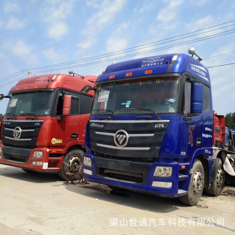 二手牽引車非洲出口廠家 豪沃430拖車 解放二手車頭 集裝箱半掛車