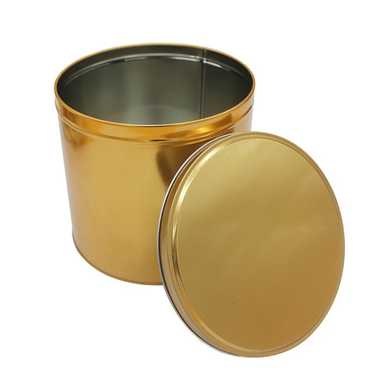 業士玫瑰金圓形枸杞馬口鐵罐包裝阿膠營養品鐵罐加印LOGO金屬罐