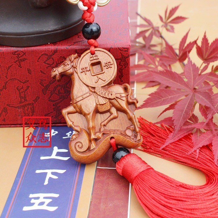 批發 馬年廣告禮品 新款車掛 馬上有錢汽車掛件CG-072