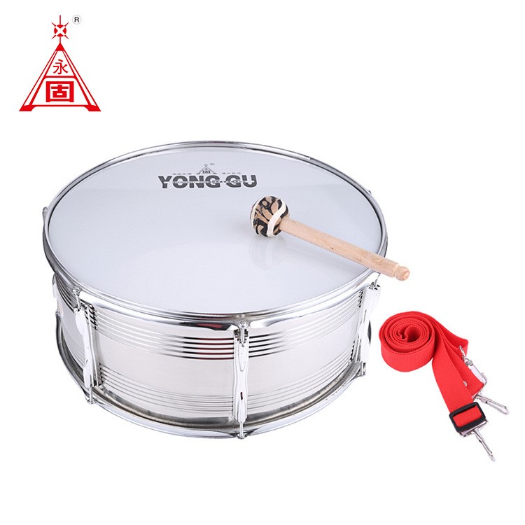 供應(yīng)永固22英寸不銹鋼大軍鼓 學(xué)生鼓號(hào)隊(duì)大隊(duì)鼓 敲打型樂(lè)器批發(fā)