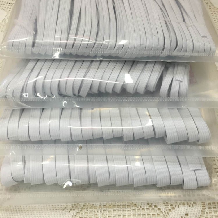 白色袋裝走馬松緊帶雙層走馬橡筋松緊帶袖套收口跑馬帶彈力帶