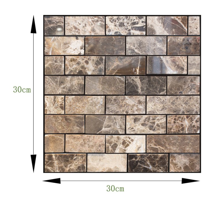 跨境爆款 3D立體瓷磚貼 防撞貼 PVC墻貼