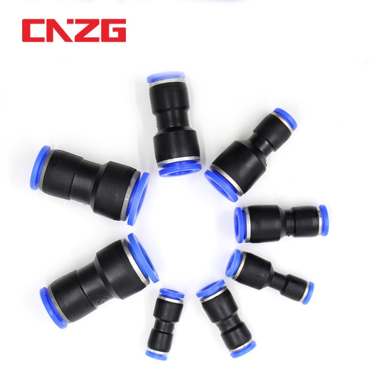 PG12-10塑料變徑直通PG8-6 10-8 PU氣管快速接頭氣動接頭氣動元件