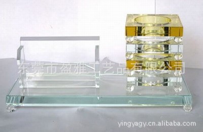 廠家直銷 水晶筆筒 水晶商務(wù)辦公禮品 水晶慶典禮品 會(huì)議紀(jì)念品