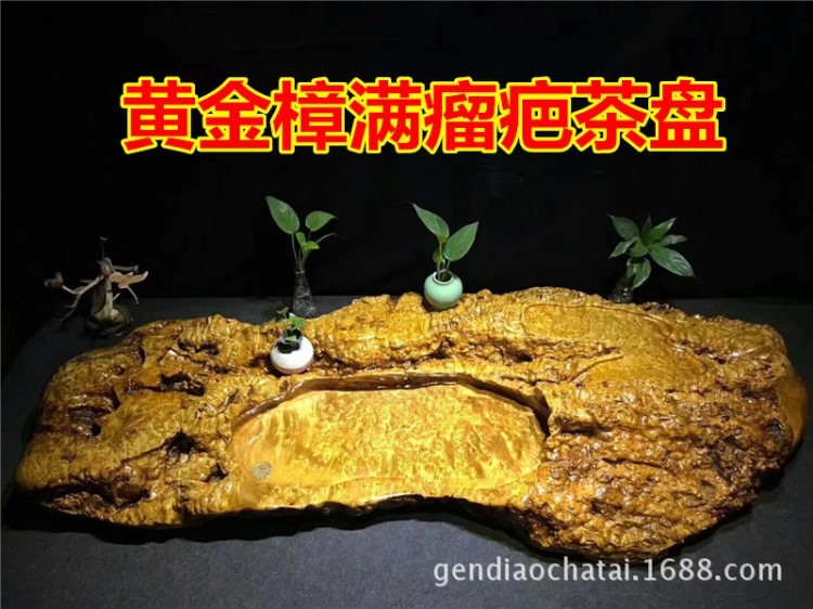 大慶茶幾生產(chǎn)廠家 黃金樟茶盤茶海 黑龍江崖柏根雕茶桌茶臺(tái)批發(fā)