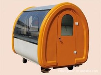 2015新款早餐車 小吃車外殼玻璃鋼