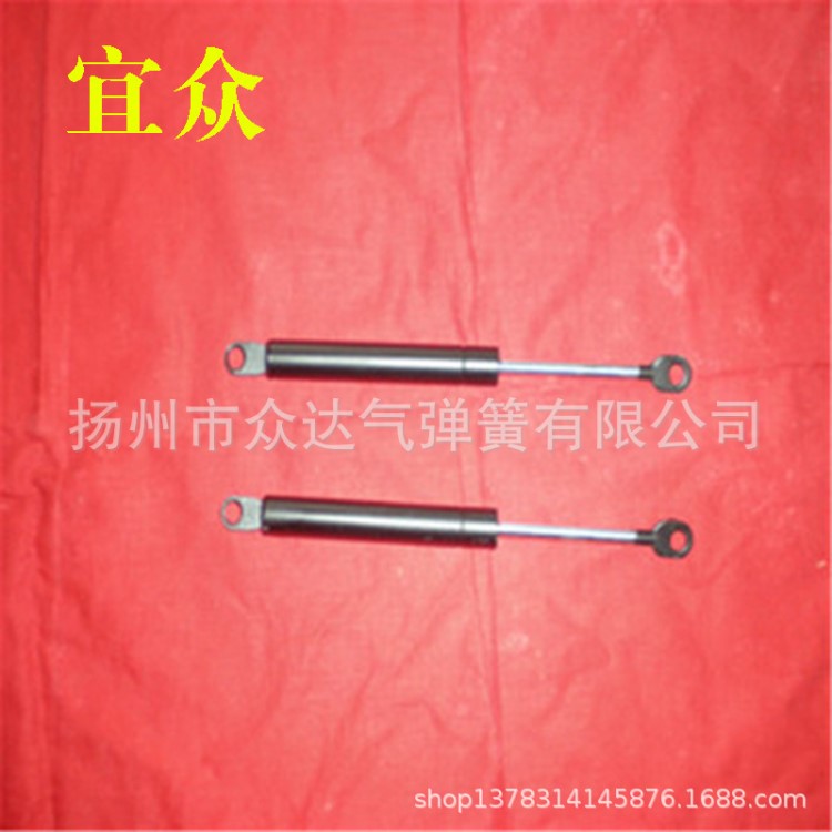 宜眾焊接扁接頭氣彈簧液壓支撐桿 彈簧鉸鏈可調(diào)阻尼器 氣壓棒直銷