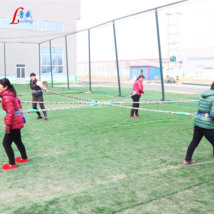 趣味多項(xiàng)繩 三角成人兒童幼兒園多向多項(xiàng)比賽專用繩 拔河多項(xiàng)繩