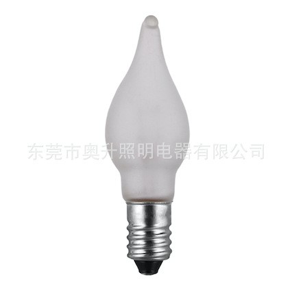 供應C6LED拉尾泡 LED磨砂蠟燭燈泡 LED辣椒泡 LED牛角泡