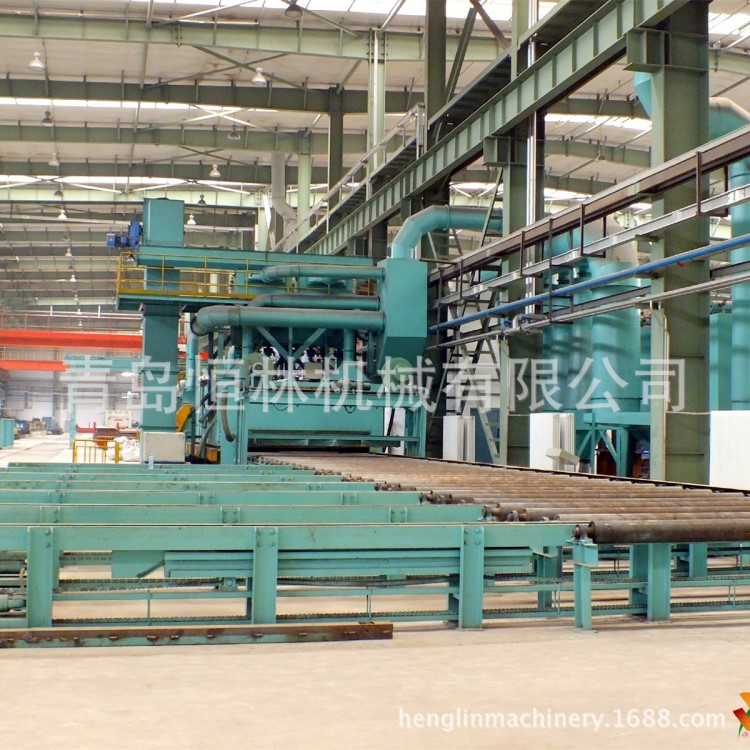 青島恒林 Q69系列 輥道通過式拋丸清理機 廠家直銷拋丸機