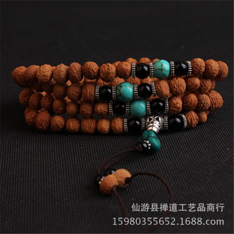 【禪道】批發 尼泊爾 小鳳眼0.8 加配飾 108顆保平安